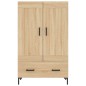 vidaXL Aparador alto madera de ingeniería roble Sonoma 69,5x31x115 cm vidaXL Aparador alto madera de ingeniería roble Sonoma 69,5x31x115 cm