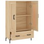 vidaXL Aparador alto madera de ingeniería roble Sonoma 69,5x31x115 cm vidaXL Aparador alto madera de ingeniería roble Sonoma 69,5x31x115 cm