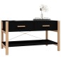 vidaXL Mesa de centro madera contrachapada negro 82x48x45 cm vidaXL Mesa de centro madera contrachapada negro 82x48x45 cm