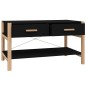 vidaXL Mesa de centro madera contrachapada negro 82x48x45 cm vidaXL Mesa de centro madera contrachapada negro 82x48x45 cm