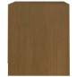 vidaXL Mesita de noche madera maciza pino marrón miel 40x30,5x35,5 cm vidaXL Mesita de noche madera maciza pino marrón miel 40x30,5x35,5 cm