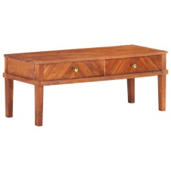 vidaXL Mueble para TV de madera maciza de acacia 110x40x41 cm