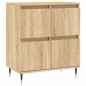 vidaXL Aparador de madera contrachapada roble Sonoma 60x35x70 cm vidaXL Aparador de madera contrachapada roble Sonoma 60x35x70 cm