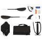 vidaXL Kayak inflable poliéster azul 375x72x31 cm vidaXL Kayak inflable poliéster azul 375x72x31 cm