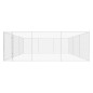 vidaXL Perrera de exterior de acero galvanizado 570x570x185 cm vidaXL Perrera de exterior de acero galvanizado 570x570x185 cm