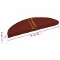 vidaXL Alfombrilla autoadhesiva de escalera 5 uds 56x17x3 cm roja vidaXL Alfombrilla autoadhesiva de escalera 5 uds 56x17x3 cm roja