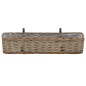 vidaXL Jardinera de balcón 2 uds mimbre con forro de PE 80 cm vidaXL Jardinera de balcón 2 uds mimbre con forro de PE 80 cm