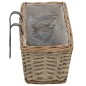 vidaXL Jardinera de balcón 2 uds mimbre con forro de PE 80 cm vidaXL Jardinera de balcón 2 uds mimbre con forro de PE 80 cm