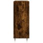 vidaXL Aparador de madera de ingeniería roble ahumado 69,5x34x90 cm vidaXL Aparador de madera de ingeniería roble ahumado 69,5x34x90 cm