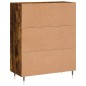 vidaXL Aparador de madera de ingeniería roble ahumado 69,5x34x90 cm vidaXL Aparador de madera de ingeniería roble ahumado 69,5x34x90 cm