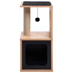 vidaXL Rascador para gatos con alfombra rascadora de sisal 60 cm