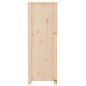 vidaXL Estantería madera maciza de pino 80x35x68 cm