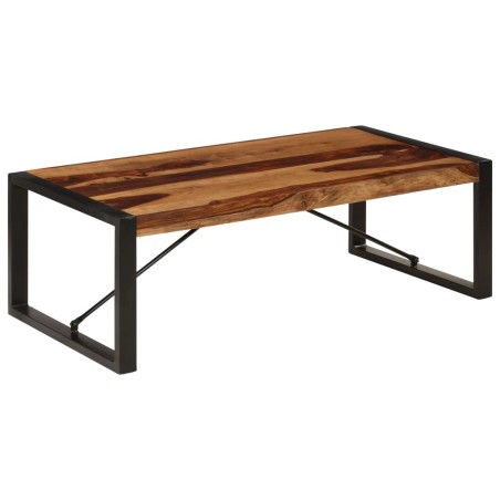 vidaXL Mesa de centro 120x60x40 cm madera maciza de sheesham