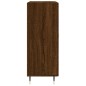 vidaXL Aparador de madera de ingeniería marrón roble 69,5x34x90 cm vidaXL Aparador de madera de ingeniería marrón roble 69,5x34x90 cm