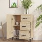 vidaXL Aparador de madera de ingeniería roble Sonoma 69,5x34x90 cm vidaXL Aparador de madera de ingeniería roble Sonoma 69,5x34x90 cm