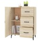 vidaXL Aparador de madera de ingeniería roble Sonoma 69,5x34x90 cm vidaXL Aparador de madera de ingeniería roble Sonoma 69,5x34x90 cm