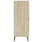 vidaXL Aparador de madera de ingeniería roble Sonoma 69,5x34x90 cm vidaXL Aparador de madera de ingeniería roble Sonoma 69,5x34x90 cm