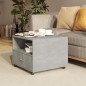 vidaXL Mesa de centro madera contrachapada gris hormigón 55x55x40 cm vidaXL Mesa de centro madera contrachapada gris hormigón 55x55x40 cm