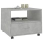 vidaXL Mesa de centro madera contrachapada gris hormigón 55x55x40 cm vidaXL Mesa de centro madera contrachapada gris hormigón 55x55x40 cm