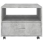 vidaXL Mesa de centro madera contrachapada gris hormigón 55x55x40 cm vidaXL Mesa de centro madera contrachapada gris hormigón 55x55x40 cm