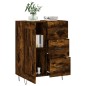 vidaXL Aparador de madera de ingeniería roble ahumado 69,5x34x90 cm vidaXL Aparador de madera de ingeniería roble ahumado 69,5x34x90 cm