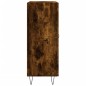vidaXL Aparador de madera de ingeniería roble ahumado 69,5x34x90 cm vidaXL Aparador de madera de ingeniería roble ahumado 69,5x34x90 cm