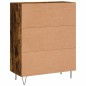 vidaXL Aparador de madera de ingeniería roble ahumado 69,5x34x90 cm vidaXL Aparador de madera de ingeniería roble ahumado 69,5x34x90 cm