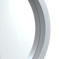 vidaXL Espejo de pared con correa plateado Ø45 cm vidaXL Espejo de pared con correa plateado Ø45 cm