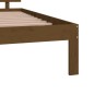vidaXL Estructura de cama madera maciza marrón 120x190 cm vidaXL Estructura de cama madera maciza marrón 120x190 cm