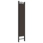vidaXL Biombo divisor de 6 paneles de tela marrón 240x220 cm vidaXL Biombo divisor de 6 paneles de tela marrón 240x220 cm