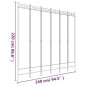 vidaXL Biombo divisor de 6 paneles de tela marrón 240x220 cm vidaXL Biombo divisor de 6 paneles de tela marrón 240x220 cm