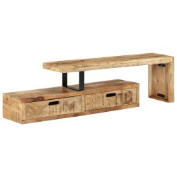 vidaXL Mueble de TV madera maciza de mango