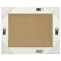 vidaXL Espejo de pared estilo barroco blanco 50x40 cm vidaXL Espejo de pared estilo barroco blanco 50x40 cm