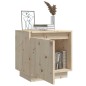 vidaXL Mesita de noche de madera maciza de pino 40x30x40 cm vidaXL Mesita de noche de madera maciza de pino 40x30x40 cm