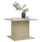 vidaXL Mesa de centro madera ingeniería roble Sonoma 55,5x55,5x40 cm vidaXL Mesa de centro madera ingeniería roble Sonoma 55,5x55,5x40 cm