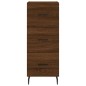 vidaXL Aparador madera de ingeniería marrón roble 34,5x34x90 cm vidaXL Aparador madera de ingeniería marrón roble 34,5x34x90 cm