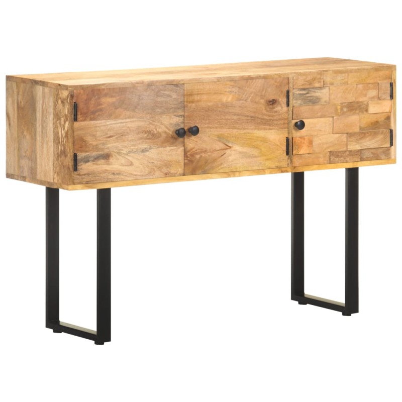 vidaXL Aparador de madera maciza de mango 116x35x75 cm vidaXL Aparador de madera maciza de mango 116x35x75 cm