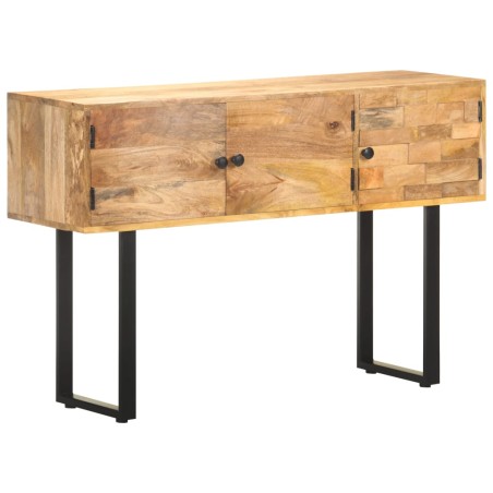 vidaXL Aparador de madera maciza de mango 116x35x75 cm