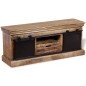 vidaXL Mueble para la televisión de madera maciza mango 110x30x45 cm vidaXL Mueble para la televisión de madera maciza mango 110x30x45 cm