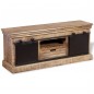 vidaXL Mueble para la televisión de madera maciza mango 110x30x45 cm vidaXL Mueble para la televisión de madera maciza mango 110x30x45 cm