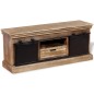 vidaXL Mueble para la televisión de madera maciza mango 110x30x45 cm vidaXL Mueble para la televisión de madera maciza mango 110x30x45 cm