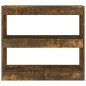 vidaXL Estantería/divisor de espacios color roble ahumado 80x30x72 cm vidaXL Estantería/divisor de espacios color roble ahumado 80x30x72 cm