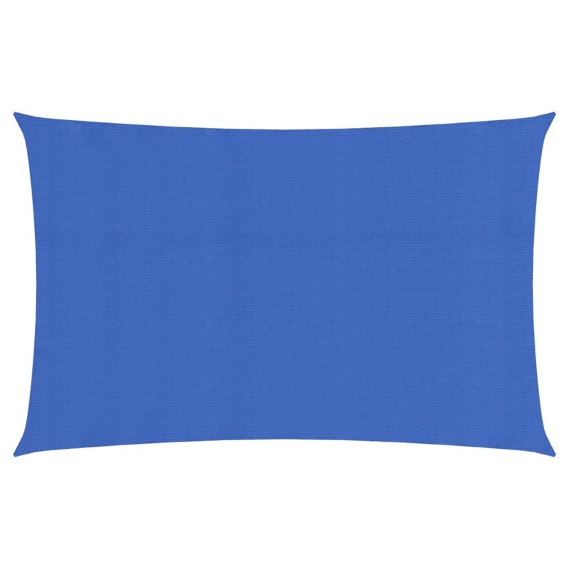 vidaXL Toldo de vela HDPE azul 160 g/m² 2x5 m vidaXL Toldo de vela HDPE azul 160 g/m² 2x5 m