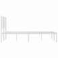 vidaXL Estructura de cama con cabecero metal blanca 160x200 cm vidaXL Estructura de cama con cabecero metal blanca 160x200 cm