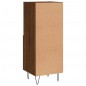 vidaXL Aparador madera de ingeniería marrón roble 34,5x34x90 cm vidaXL Aparador madera de ingeniería marrón roble 34,5x34x90 cm
