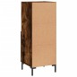 vidaXL Aparador madera de ingeniería roble ahumado 34,5x34x90 cm vidaXL Aparador madera de ingeniería roble ahumado 34,5x34x90 cm