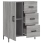 vidaXL Aparador de madera de ingeniería gris Sonoma 69,5x34x90 cm vidaXL Aparador de madera de ingeniería gris Sonoma 69,5x34x90 cm