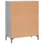 vidaXL Aparador de madera de ingeniería gris Sonoma 69,5x34x90 cm vidaXL Aparador de madera de ingeniería gris Sonoma 69,5x34x90 cm