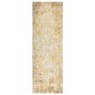 vidaXL Alfombra de exterior de tejido plano amarillo 80x250 cm 