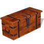 vidaXL Set de baúles de almacenamiento de madera maciza 2 piezas vidaXL Set de baúles de almacenamiento de madera maciza 2 piezas